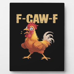 F-Caw-F Kraai Gotische Grappige Humor Fotoplaat