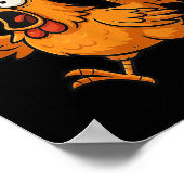 F-caw-f Kraai Grappig Fcawf Zwarte Vogel Kip Meme Poster (Hoek)