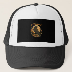 F-Caw-F Kraai Grappige Gotische Vogel Volwassenen Trucker Pet