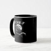 F-Caw-F Kraai Grappige Kraai F-Caw-F Uitrusting Cr Mok (Voorkant links)