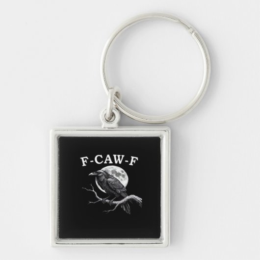 F-Caw-F Kraai Grappige Kraai F-Caw-F Uitrusting Cr Sleutelhanger (Voorkant)