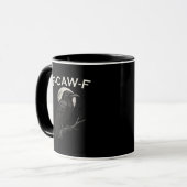 F-Caw-F Kraai Grappige Kraai F-Caw-F Uitrusting Vi Mok (Voorkant links)