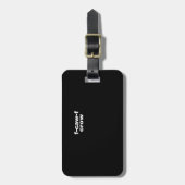 F-Caw-F Kraai Grappige Kraai Retro Klassieker Bagagelabel (Voorkant verticaal)