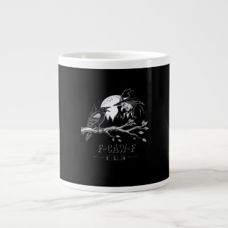 F-Caw-F Kraai Halloween Heks F-Caw-F Grote Koffiekop