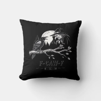 F-Caw-F Kraai Halloween Heks F-Caw-F Kussen