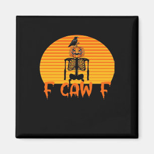 F-Caw-F Kraai Klassieke Esthetische Casual Magneet