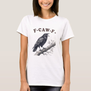 - f-caw-f Kraai Knippen T-shirt
