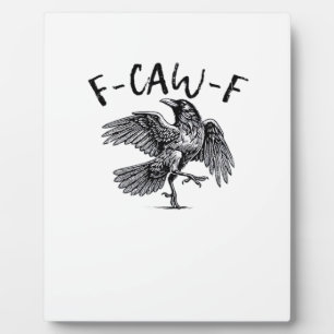 F Caw F Kraai Retro Klassieke Stijl Fotoplaat