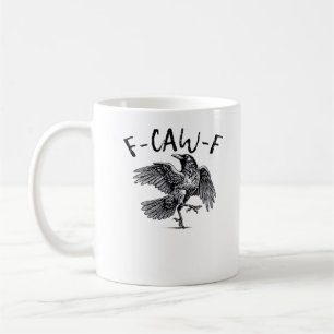 F Caw F Kraai Retro Klassieke Stijl Koffiemok