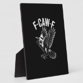 F-Caw-F Kraai Retro Klassieker Fotoplaat (Zijkant)