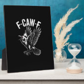 F-Caw-F Kraai Retro Klassieker Fotoplaat (Zijkant)