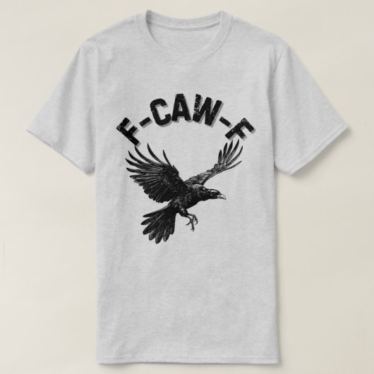 F CAW F Kraai T-shirt (Design voorkant)