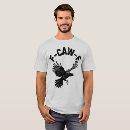F CAW F Kraai T-shirt (Voorkant volledig)