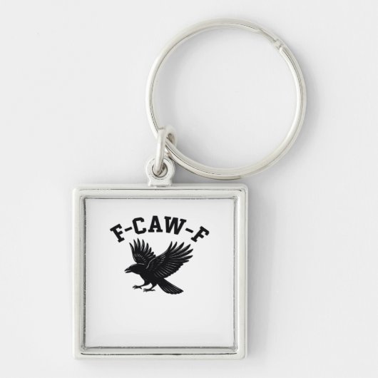 F-Caw-F Meme Funny Trendy Sleutelhanger (Voorkant)