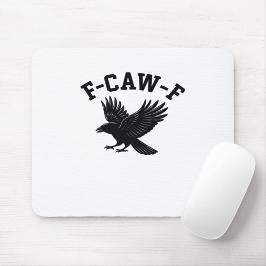 F-Caw-F Meme Grappig Trend Muismat (Met muis)