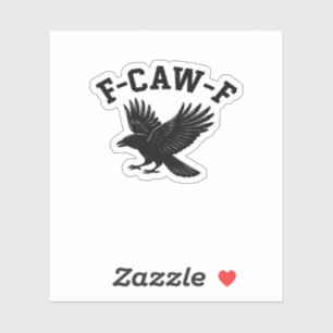 F-Caw-F Meme Grappig Trend Sticker
