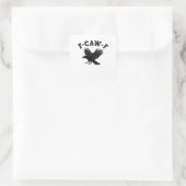 F-Caw-F Meme Grappig Trend Vierkante Sticker (Tas)