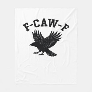 F-Caw-F Meme Grappig Trendsettend Fleece Deken