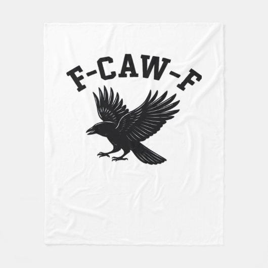 F-Caw-F Meme Grappig Trendsettend Fleece Deken (Voorkant)