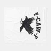 F-Caw-F Meme Grappig Trendsettend Fleece Deken (Voorkant (Horizontaal))