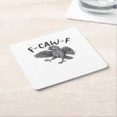 F Caw F Minimaal Schoon Design Kartonnen Onderzetters (Schuin)