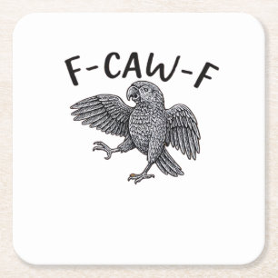 F Caw F Minimaal Schoon Design Kartonnen Onderzetters