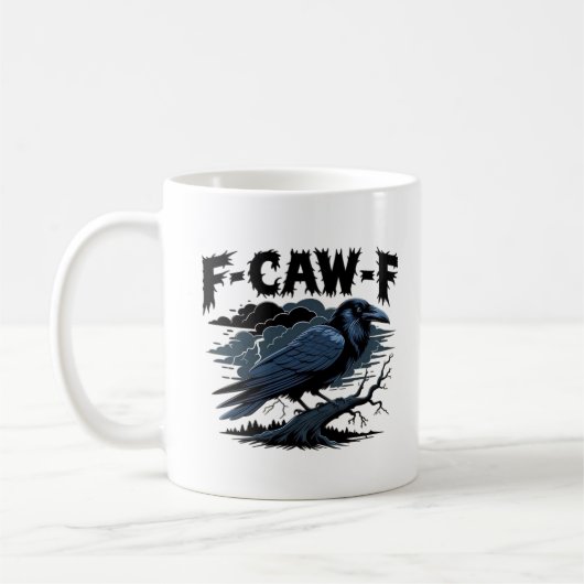 F-Caw-F Minimaal Schoon Design Koffiemok (Links)