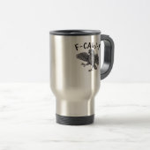 F Caw F Minimaal Schoon Design Reisbeker (Voorkant rechts)