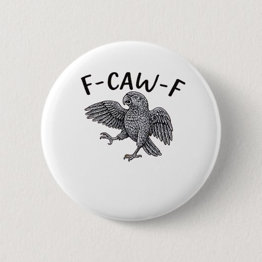 F Caw F Minimaal Schoon Design Ronde Button 5,7 Cm (Voorkant)