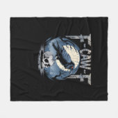 F-Caw-F Minimaal Schoon Fleece Deken (Voorkant (Horizontaal))