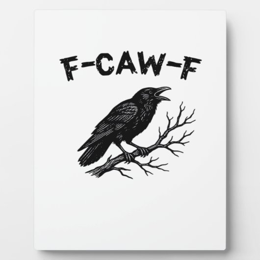 F-Caw-F Minimaal Schoon Fotoplaat (Voorkant)