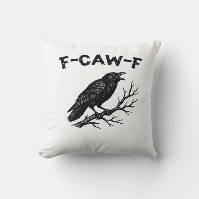 F-Caw-F Minimaal Schoon Kussen (Voorkant)