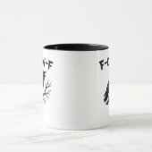 F-Caw-F Minimaal Schoon Mok (Midden)