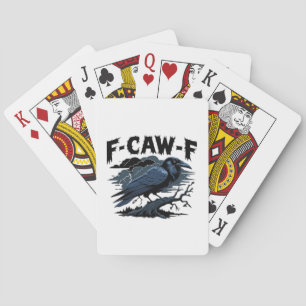 F-Caw-F Minimaal Schoon Pokerkaarten