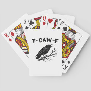 F-Caw-F Minimaal Schoon Pokerkaarten