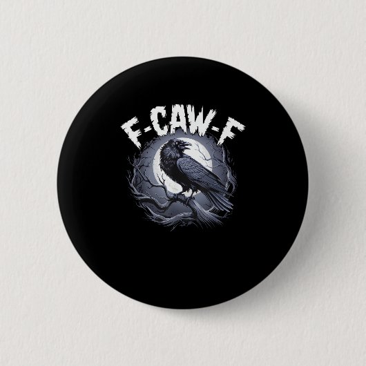 F-Caw-F Minimaal Schoon Ronde Button 5,7 Cm (Voorkant)