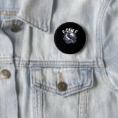 F-Caw-F Minimaal Schoon Ronde Button 5,7 Cm (In situ)