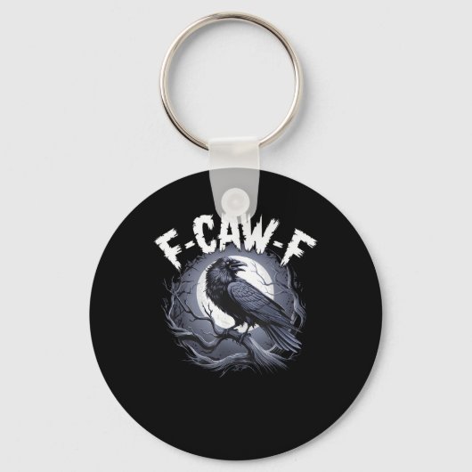 F-Caw-F Minimaal Schoon Sleutelhanger (Voorkant)