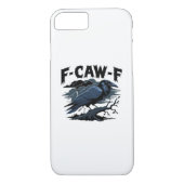 F-Caw-F Minimal Clean Case-Mate iPhone Case (Achterkant)