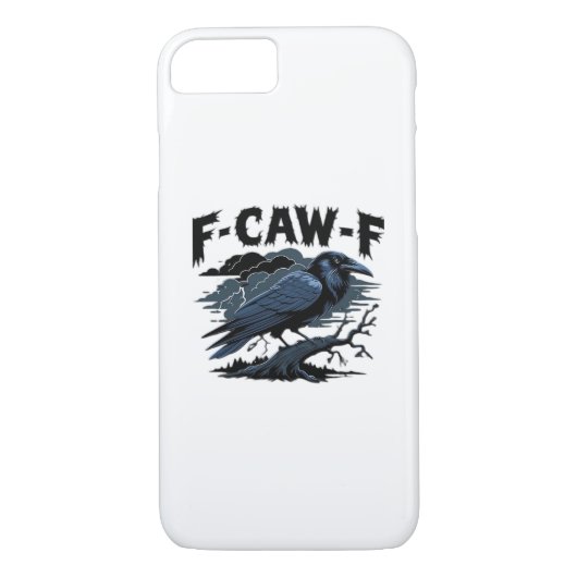 F-Caw-F Minimal Clean Case-Mate iPhone Case (Achterkant)
