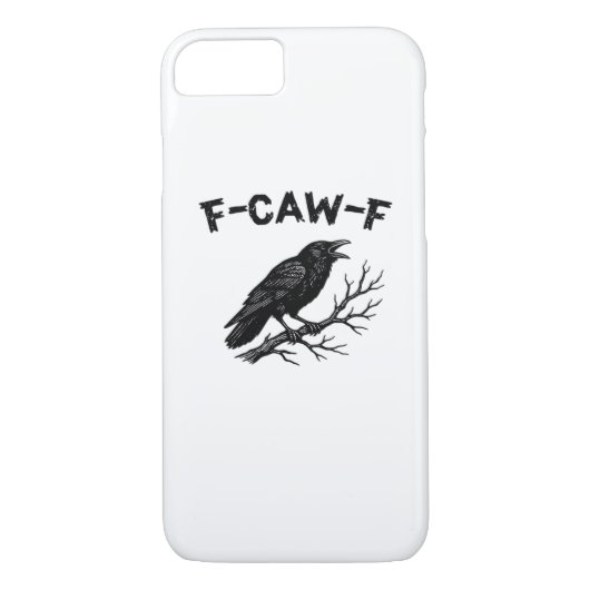 F-Caw-F Minimal Clean Case-Mate iPhone Case (Achterkant)