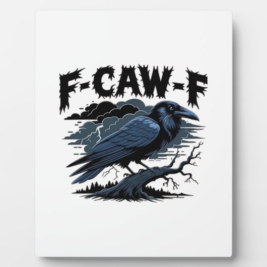 F-Caw-F Minimal Clean Design Fotoplaat (Voorkant)