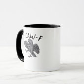 F Caw F Minimal Clean Design Mok (Voorkant links)