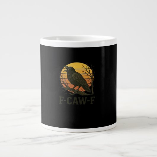 F-Caw-F Minimal Clean Grote Koffiekop (Voorkant)