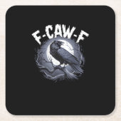 F-Caw-F Minimal Clean Kartonnen Onderzetters (Voorkant)