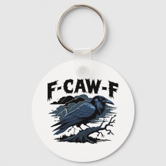 F-Caw-F Minimal Clean Sleutelhanger (Voorkant)