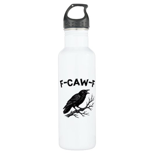F-Caw-F Minimal Clean Waterfles (Voorkant)