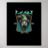 F-Caw-F Minimal Design Poster (Voorkant)