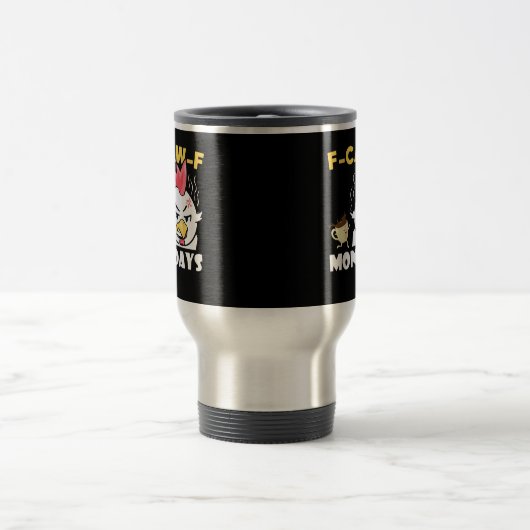 F-Caw-F Mondays Classic Minimal Clean Reisbeker (Center)