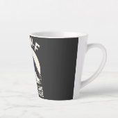 F-Caw-F Not Before My Coffee Funny Raven Crow Latte Mok (Rechts)